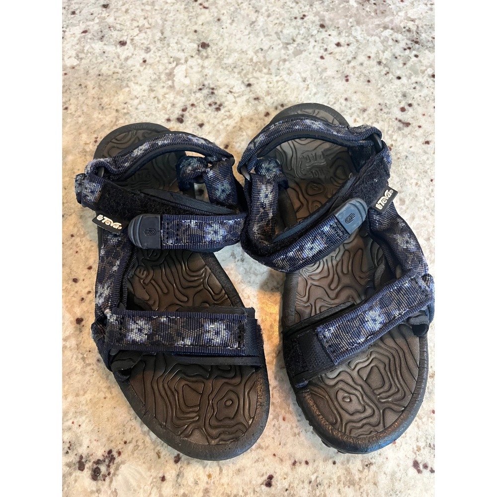 Teva Hurricane XLT Blue Patterned Sport Sandals Womens 7 S/N 1366